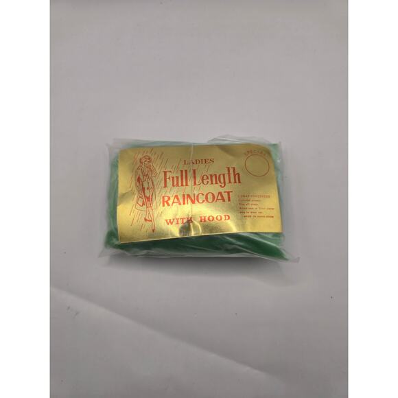 Vintage Travel Size Rain Coats - Picture 3 of 5